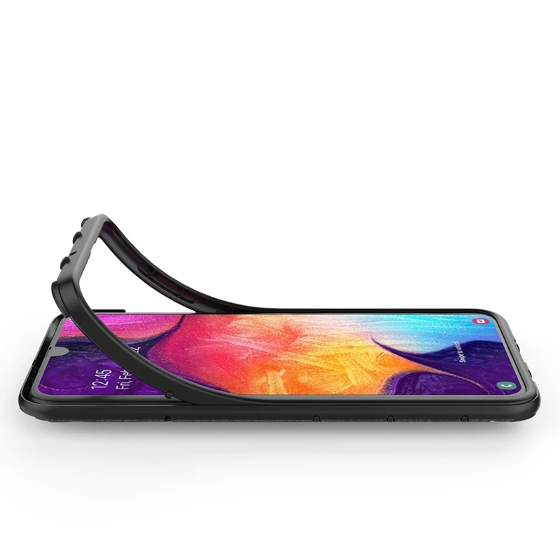 phone case For Samsung A50 A30A20 Magnetic bracket cover A7 2018 S10 Mote10 Plus Anti-fall Thin | Мобильные телефоны и