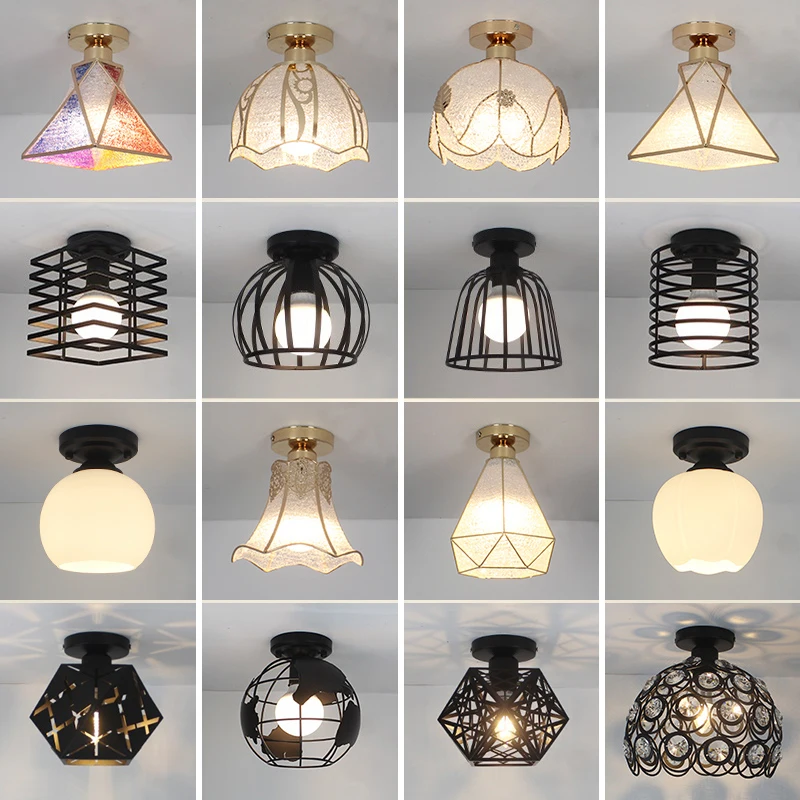 Современные потолочные светильники светодиодный винтажный потолочный