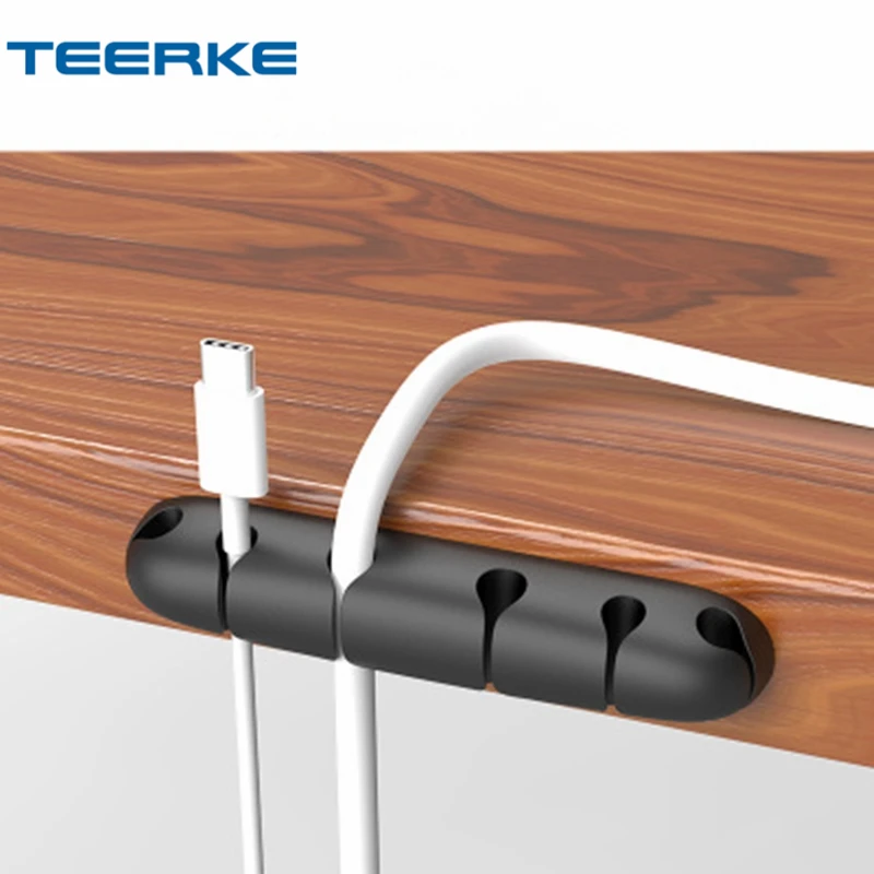 Органайзер для кабеля держатель провода наушников зажим шнура офисные