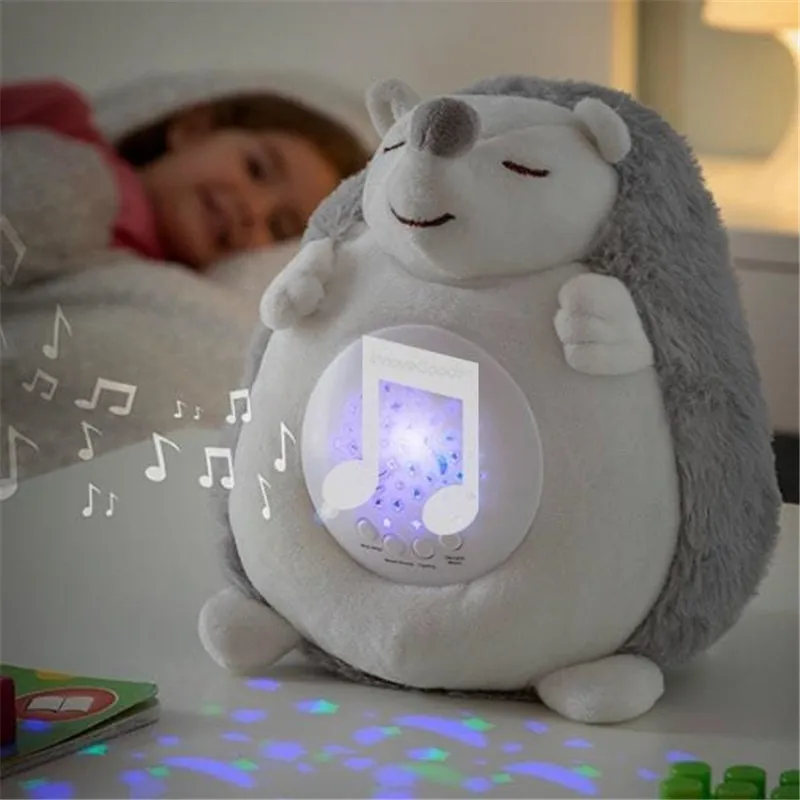 

Cartoon Plush Starry Night Dream Projection Lamp Children Baby Sleep Night Light Battery Projector Lamp Baby Sleep Soothing Doll