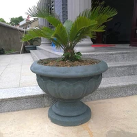 62cm 24 41in grc durable abs home gardening bottom casting round cup shape bonsai diy round concrete cement flower pot mold
