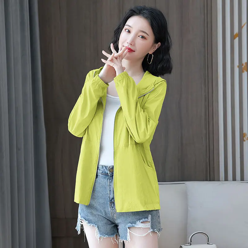 Летняя новинка Солнцезащитная одежда yраз Женская Повседневная Свободная модная