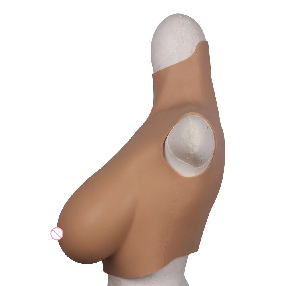 Food-grade Silicone Breast Prosthesis Forming Lifelike C D F G Cup Women's Breasts High-quality Breast Enhancement Strapless Bra