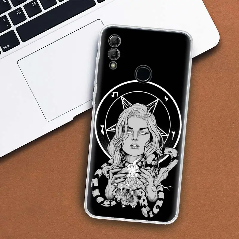 Witchcraft Dark Witch Phone Case For Huawei Honor 50 20 Pro P Smart Z 2021 Y5 Y6 Y7 Y9 10i 9 Lite 9X 8A 8S 8X 7S 7X 7A Cover Fun | Мобильные