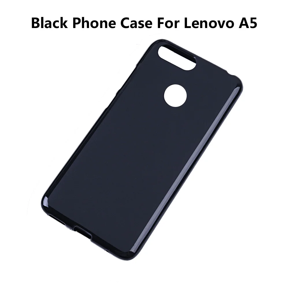 Закаленное стекло и чехол для телефона lenovo A5 monile - Цвет: Phone Case