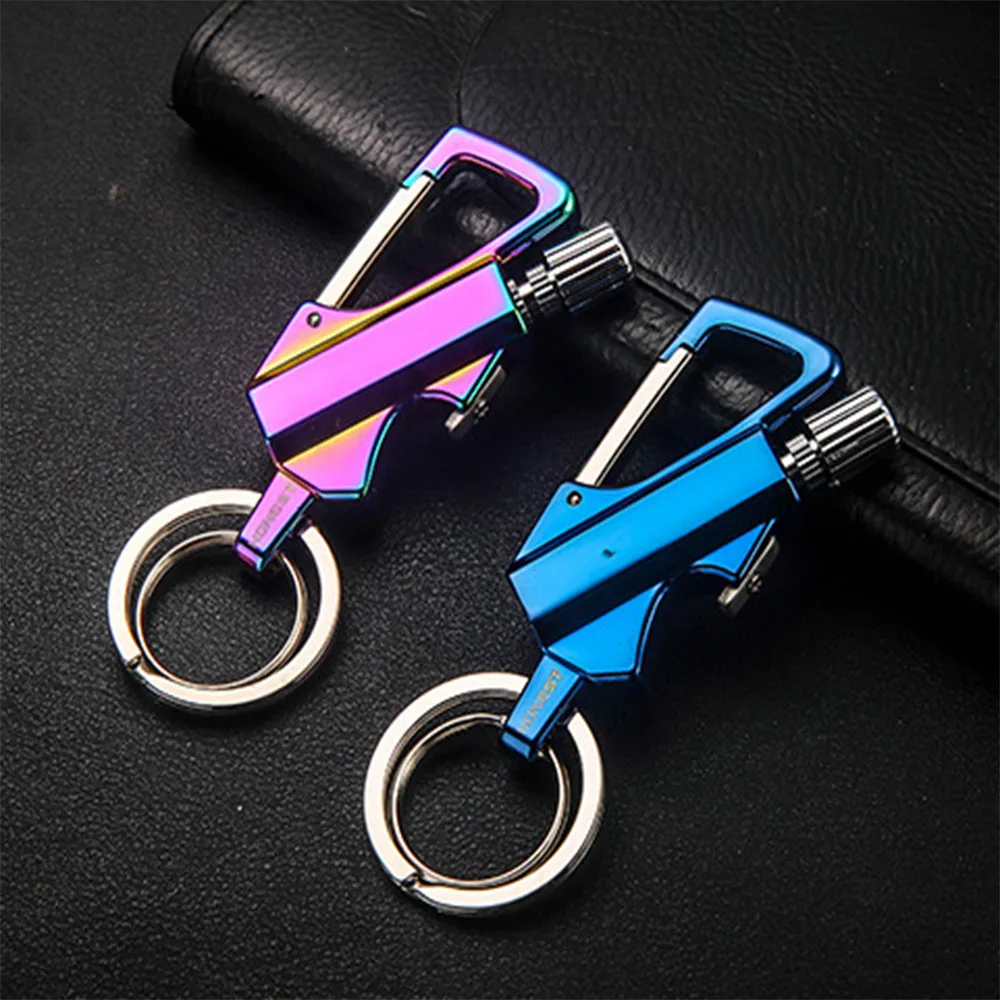 

Zinc Alloy Permanent Match Lighter Flint Fire Starter Keychain Torch Lighter Smoking Gadgets For Men Dropship Suppliers