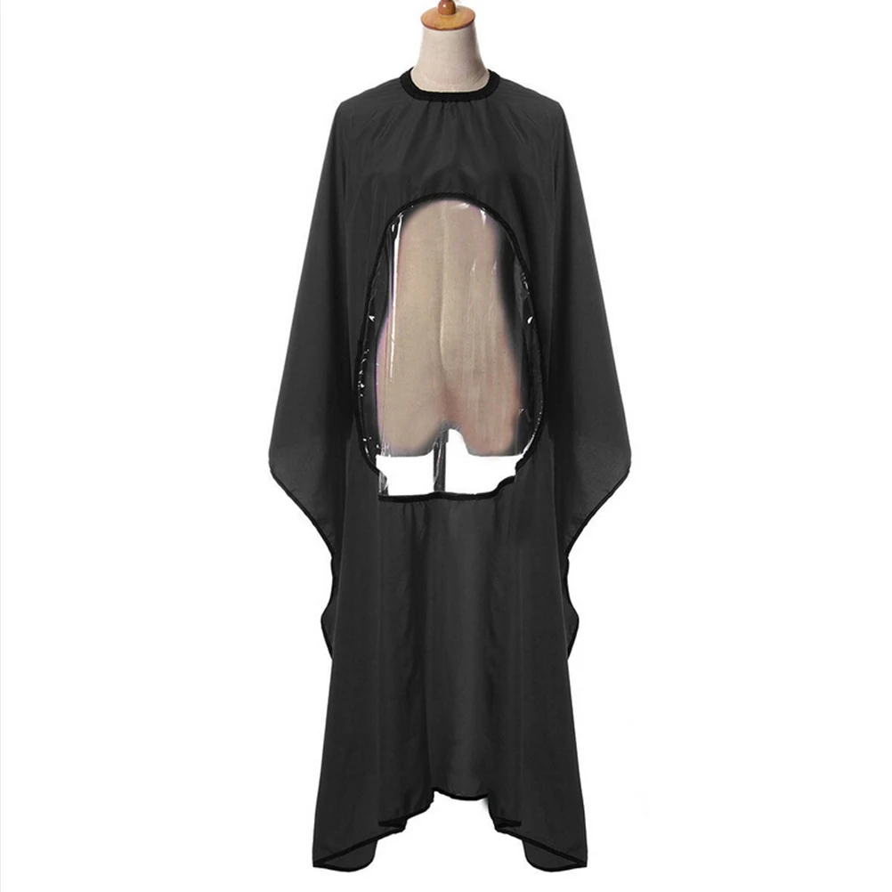 

Hot Black Professional Salon Barber Cape Hairdresser Hair Cutting Gown Cape For Barber Apron Waterproof Cloth