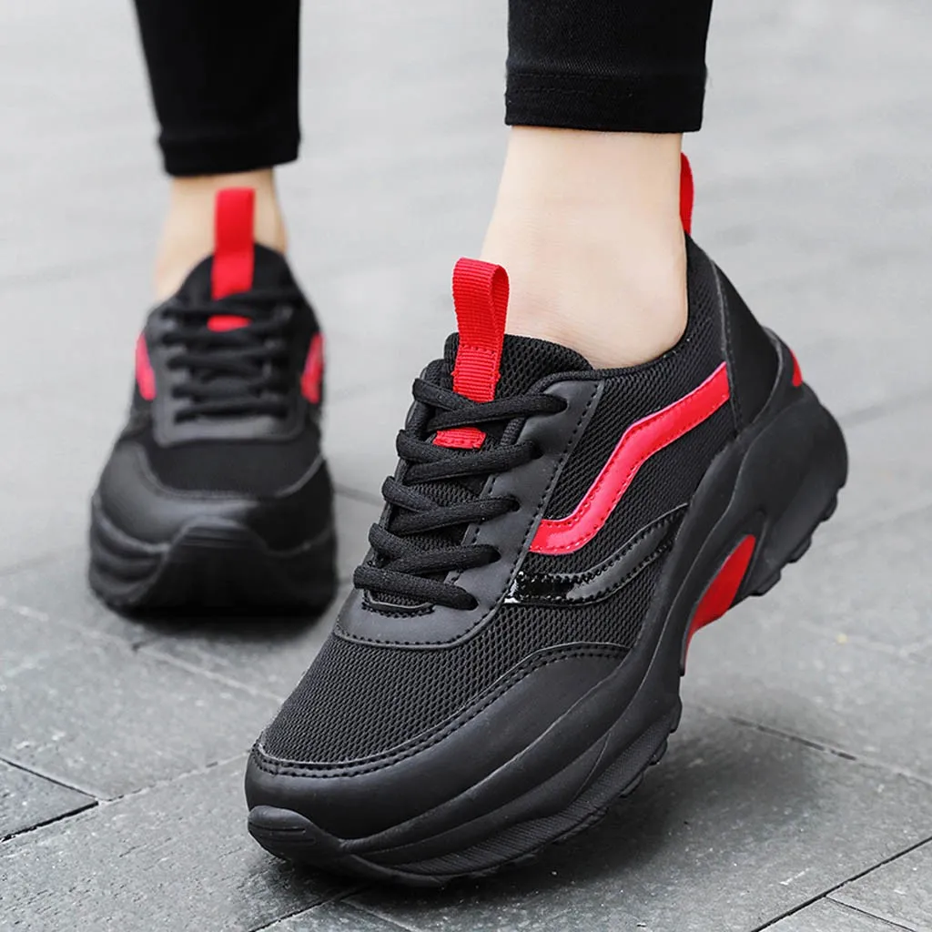 

New Arrivals Women's Casual Shoes High Quality Platform Sports Shoes Comfortable Women Sneakers Mesh Breathable Trainers