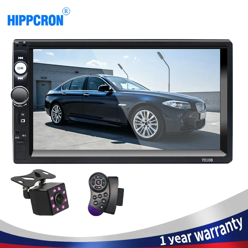 Автомобильный радиоприемник Hippcron стерео-система с поддержкой Bluetooth 7