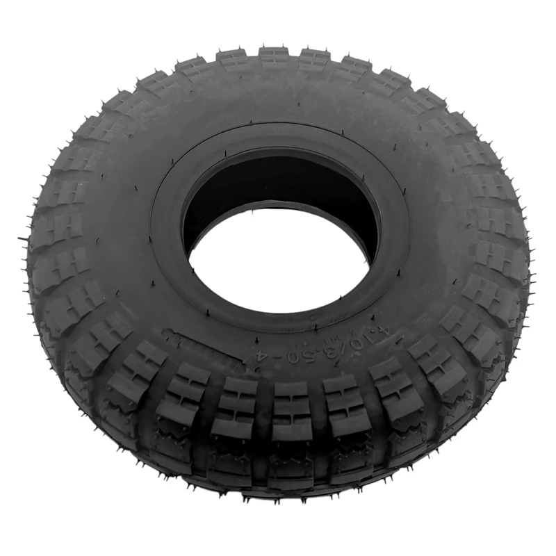 4.10/3.50-4 410/350-4 ATV Quad Go Kart 47Cc 49Cc Chunky 4.10-4 Tire Inner Tube Fit All Models 3.50-4 4 inch Tire-Outer Tyre | Автомобили и