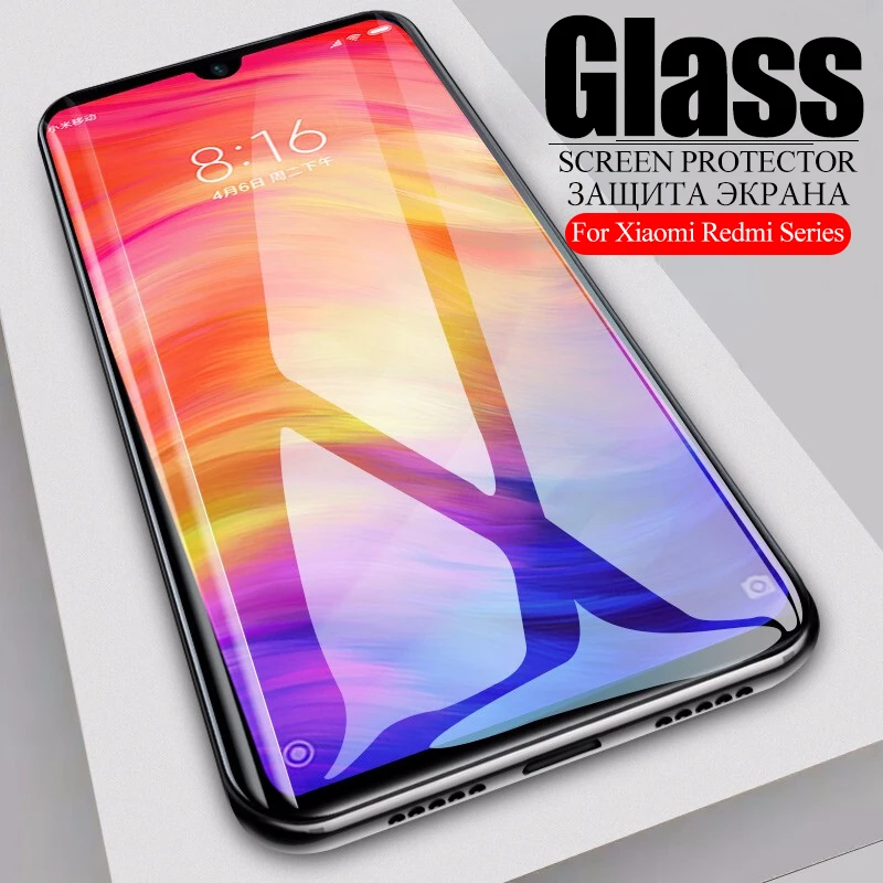 Защитное стекло на redmi note 7 для экрана xiaomi 7a 6 pro 4 4x s2 xao mi red 5 plus защитное