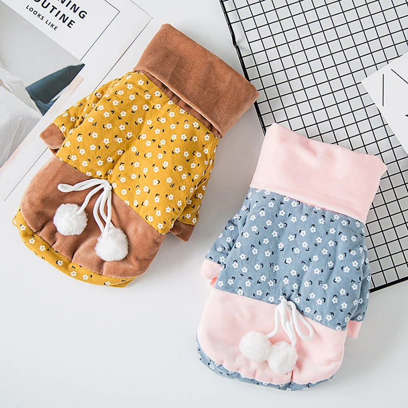 

Cute Pet Dog Clothes for Small Dogs Shih Tzu Yorkshires Hoodies Sweatshirt Soft Puppy Dog Cat Costume Clothing ropa para perro