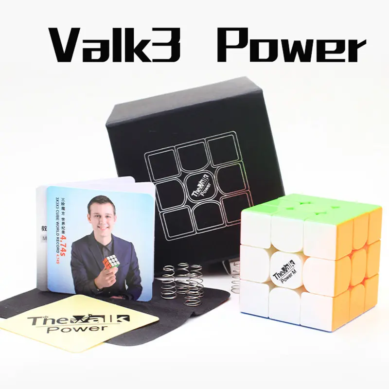 

Qiyi Valk3 Power M Mini Size cube 3x3 speed Magnetic cube Mofangge qiyi Competition Cubes Toy WCA Puzzle magentic Magic Cubes