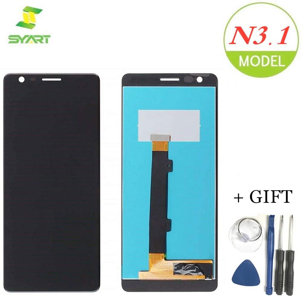 

Для Nokia 3,1, ЖК-дисплей, сенсорный экран, дигитайзер в сборе, Замена для Nokia 3,1, TA-1049, TA-1057, TA-1063, TA-1070, экран 5,2 дюйма