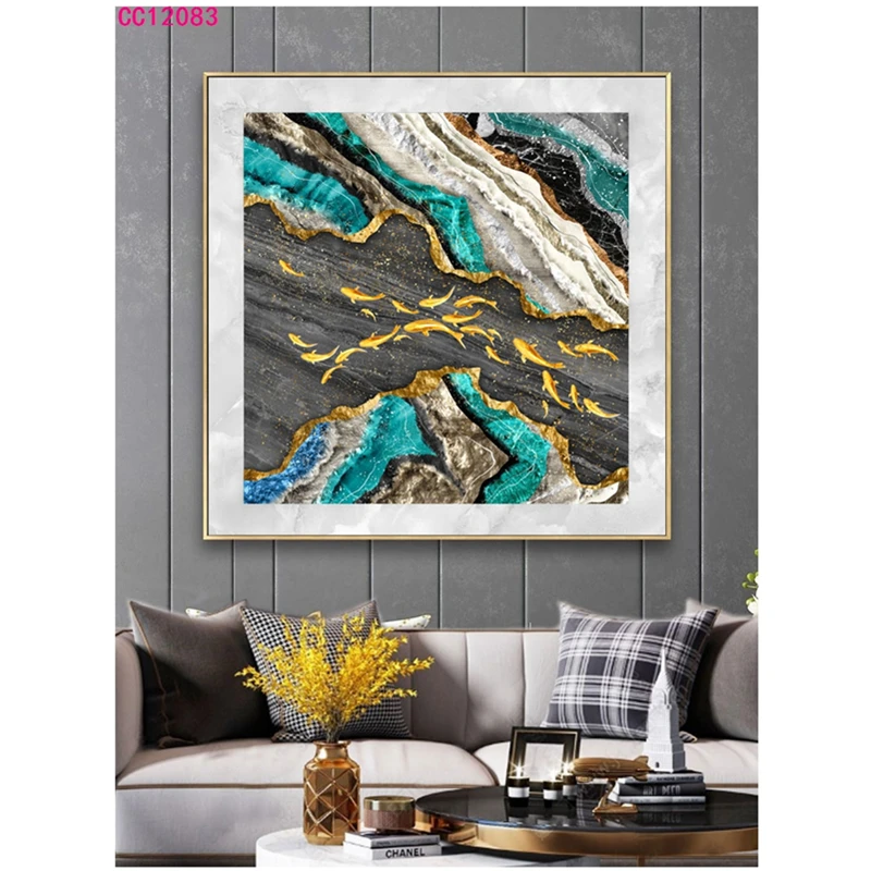 

Cartoon Anime Goldfish Landscape Posters Wall Art Print Modern Canvas Painting Nordic Decorative Pictures Home Living Room Decor