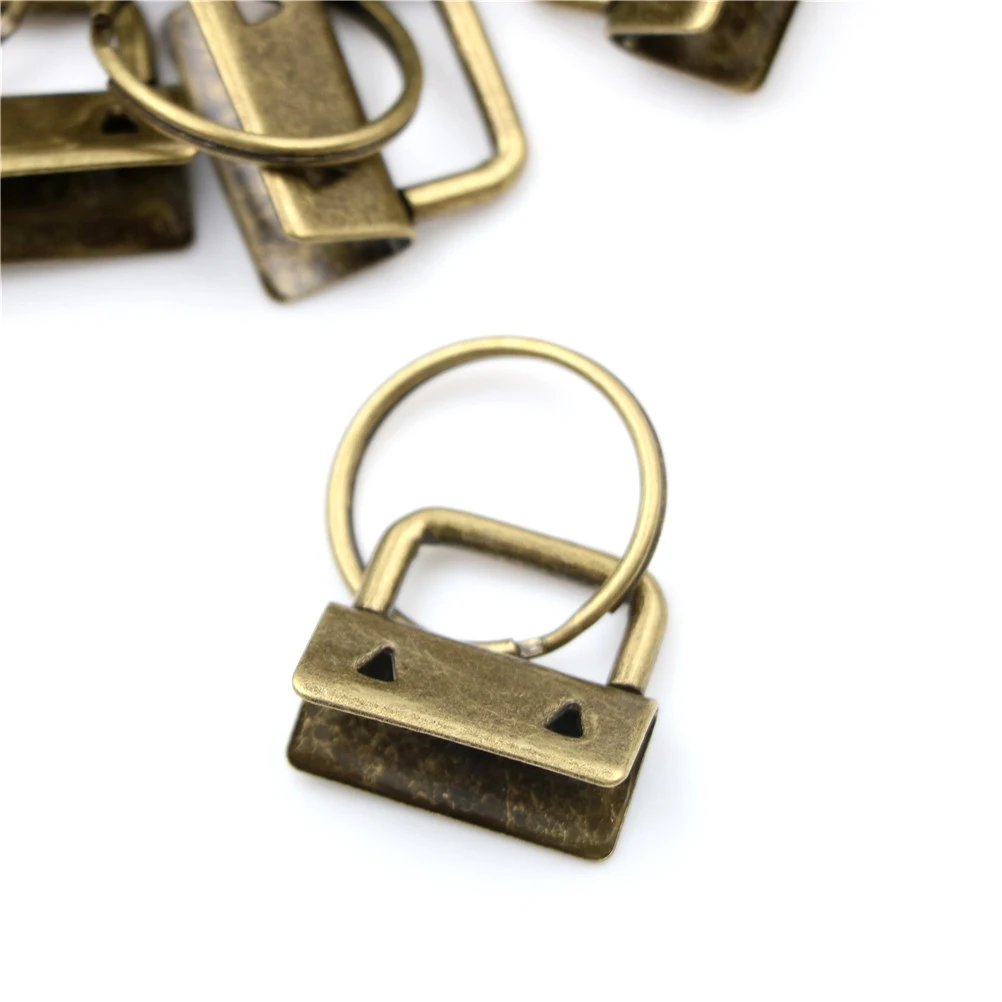 10 шт. Брелок 25 мм брелок разъемное кольцо для наручных браслетов хлопок хвост