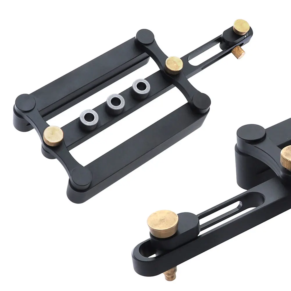 

6/8/10mm Self-centering Woodworking Doweling Jig Drill Guide Wood Dowel Puncher Locator Tools Kit for Carpentry Hole Drilling