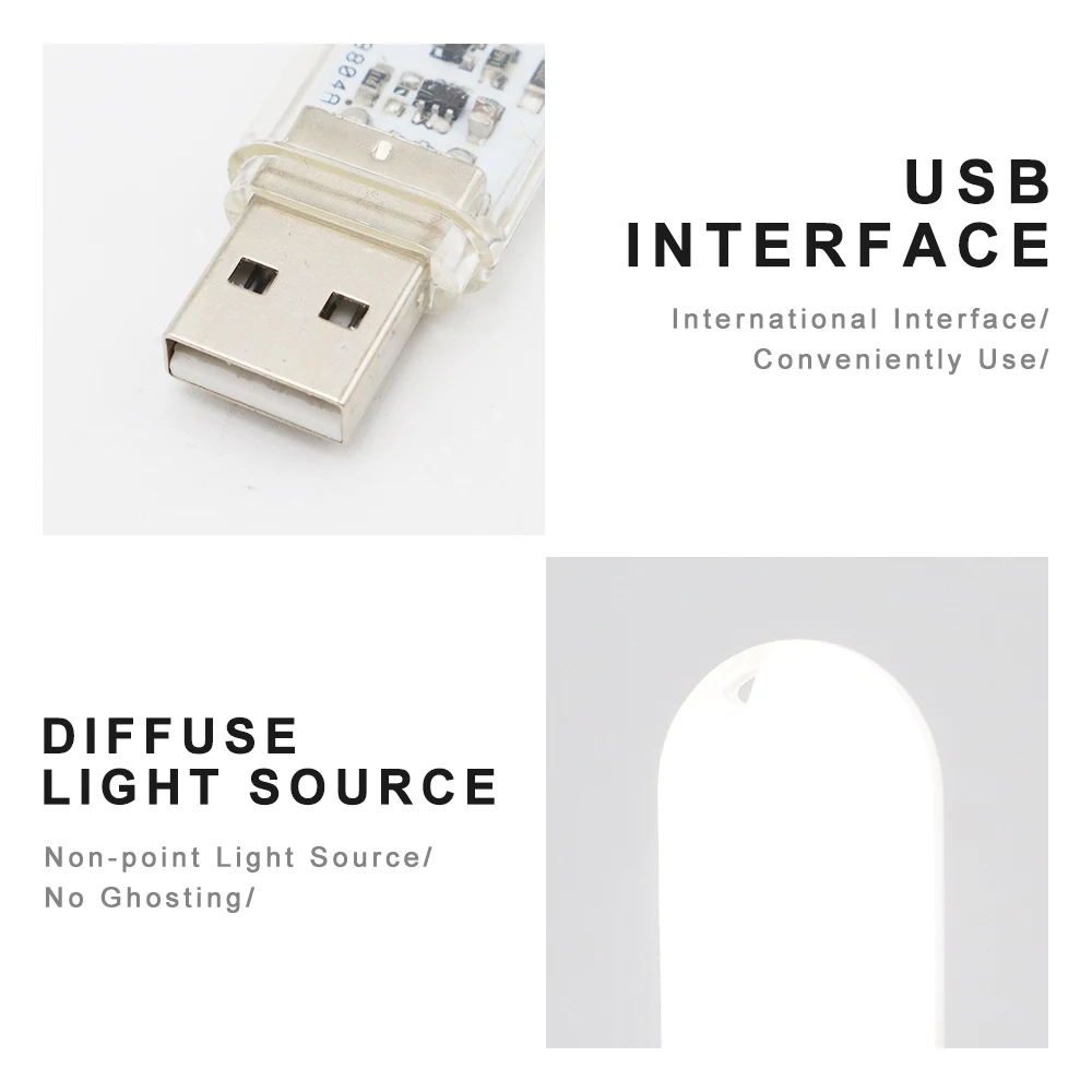 DC5V сенсорный переключатель USB мини светодиодный светильник для книг 3 светодиодный s 1,5 Вт портативный светодиодный светильник для чтения USB светодиодный ночной Светильник для кемпинга