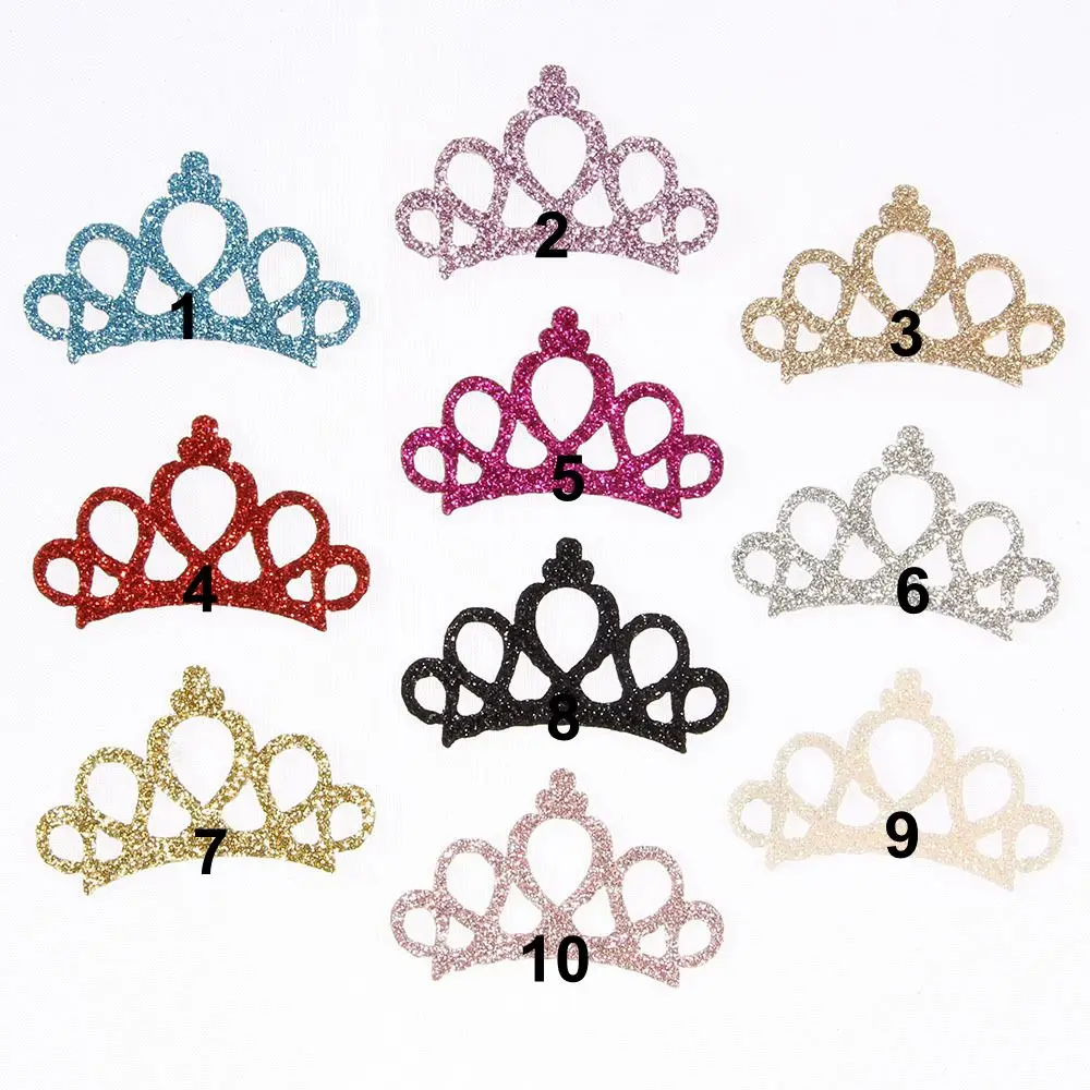 Nishine 30 шт./лот блестящая мини корона для волос ручной работы девочек аксессуары