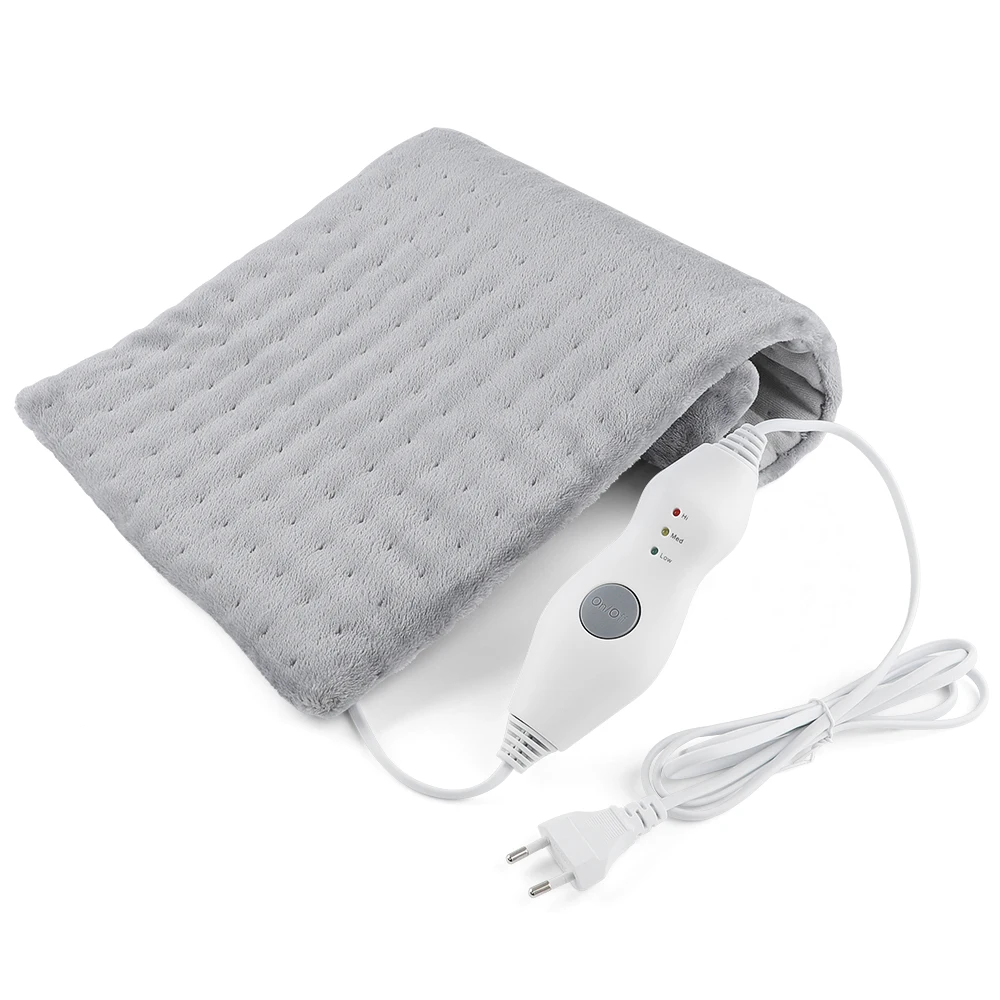 

Heating Blanket 3 Levels of Temperature Dry and Moist Therapies Soothe Tired Muscles Relieve Pain Warm Cold Hands Feet
