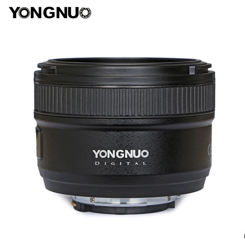 Светодиодная лампа для видеосъемки YONGNUO YN50mm F1.8 с фиксированным фокусным расстоянием большой апертурой Автофокус Объектив для Nikon D5300 D5200 D5100 D3300 D3200 D800 D700 D300 аксессуар для камеры DSLR