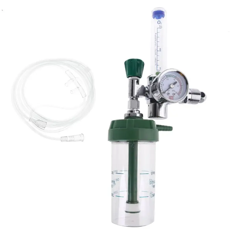 

2021 New Oxygen Inhaler Regulator Pressure Flowmeter Outlet Male Thread G5/8-14 (CGA-540)