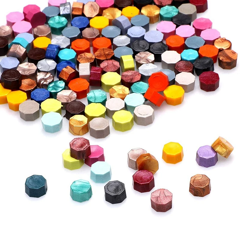 600 шт. набор восковых бусин в винтажном стиле с 2 чайными свечами и искусственным