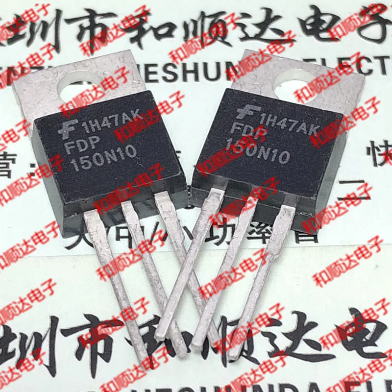 

10pcs/lot FDP150N10 New Spot TO-220 100V 57A