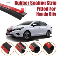 door seal strip kit self adhesive window engine cover soundproof rubber weather draft wind noise reduction fit for honda city