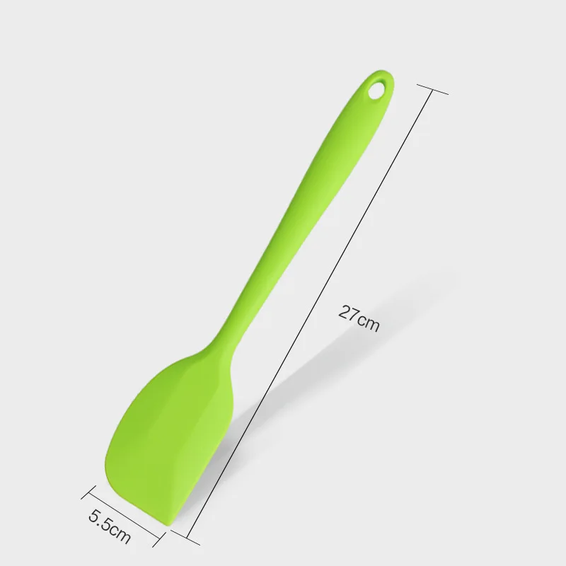 Пищевой силиконовый шпатель для крема антипригарный практичный инструмент