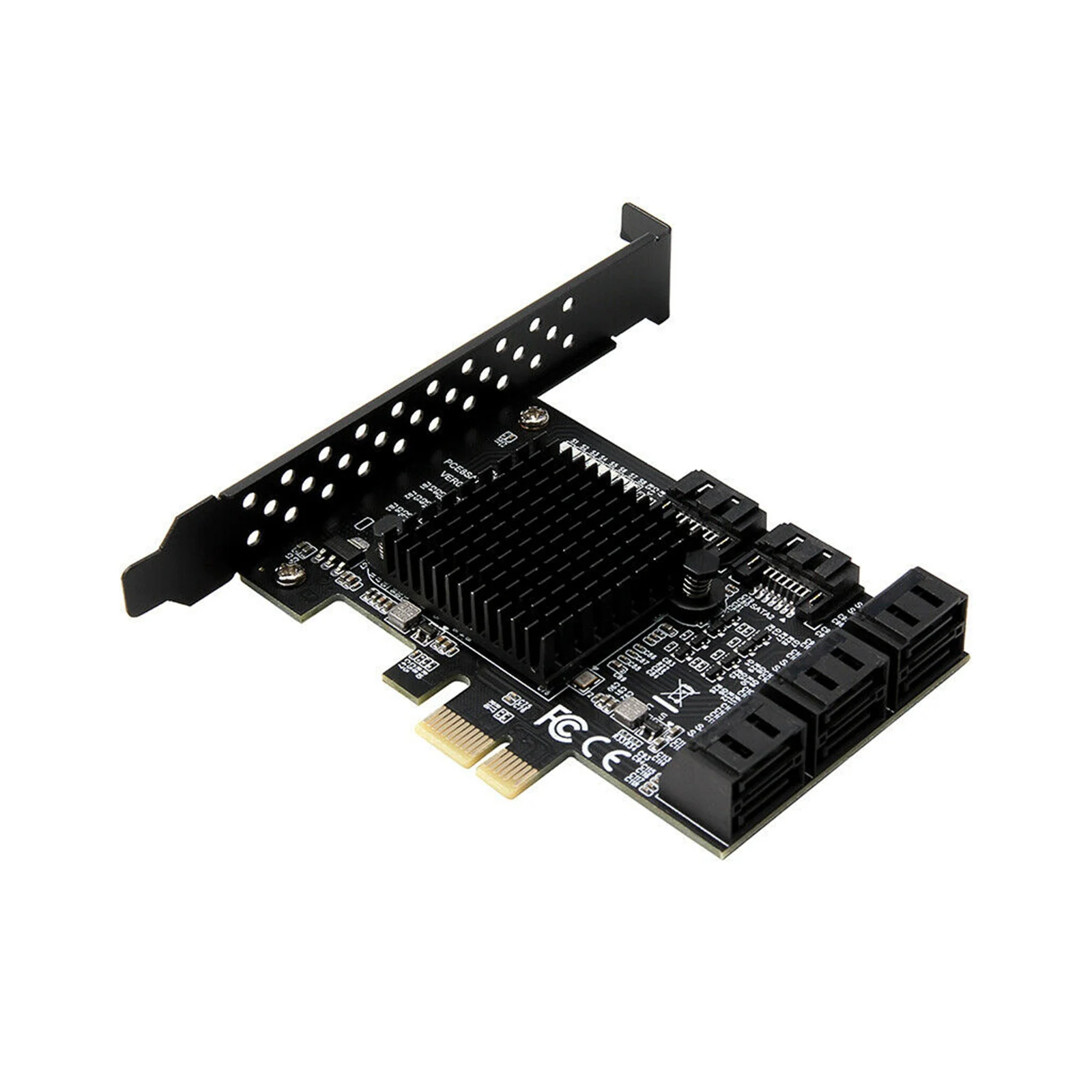 

8 Port SATA 3 PCI Express Expansion Card PCI-E SATA Controller PCIE 1X to SATA Card SATA3.0 6Gb Adapter Add On Cards for HDD SSD