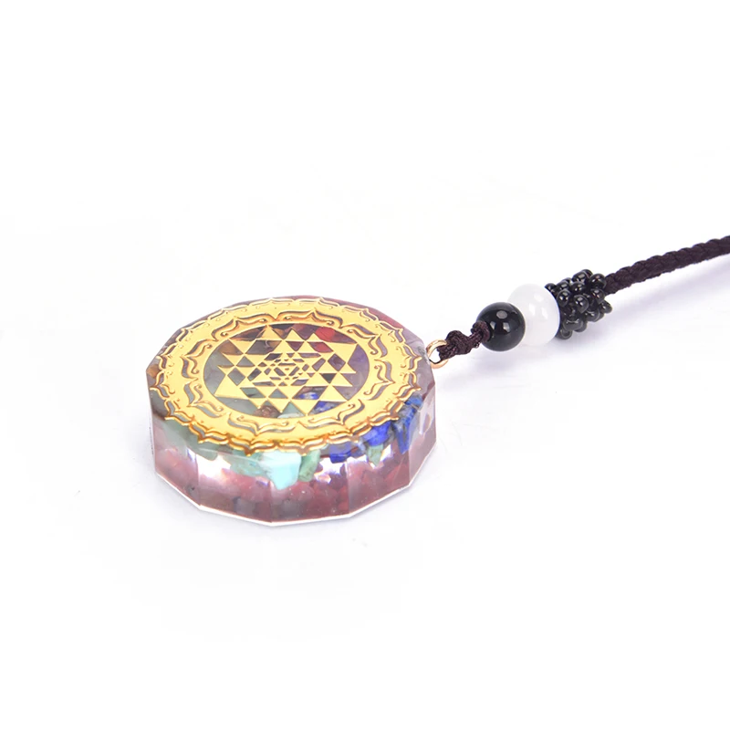 Геометрическая чакра-энергия кулон ожерелье ювелирные изделия подарок |