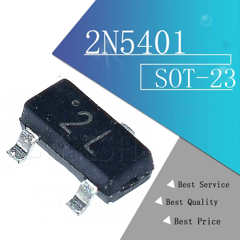 100 шт. 2N5401 2L SMD MMBT5401 SOT 23 SOT23 биполярные транзисторы BJT PNP новые и