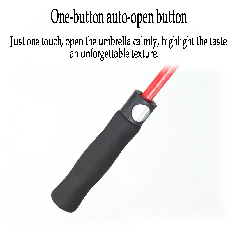 Модный большой зонтик для гольфа с длинной ручкой может быть настроен логотип