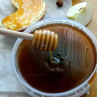 1 pieces of practical long handled wooden honey spoon stirring rod spoon honey jar coffee milk tea supplies kitchen tools