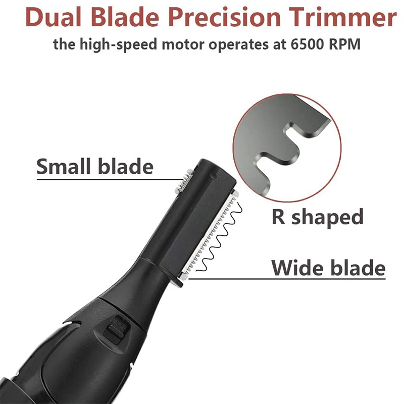 

Liberex Electric Eyebrow Trimmer Eye Brow Epilator Facial Hair Remover Body Shaver Razors Precision Blade Portable Makeup Tools