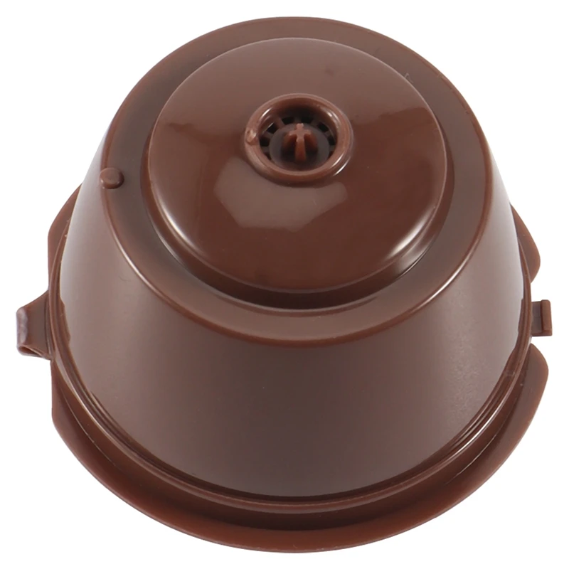 

1Set Refillable Coffee Capsules Pods Reusable Coffee Filter Plastic with Spoon Brush High Quality