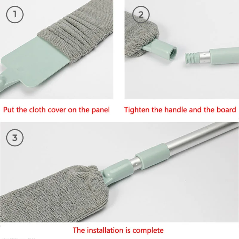 

Household Retractable Gap Dust Removal Brush Lengthening Aluminum Rod Dust Brush Bed Sofa Wall Cleaning Brush
