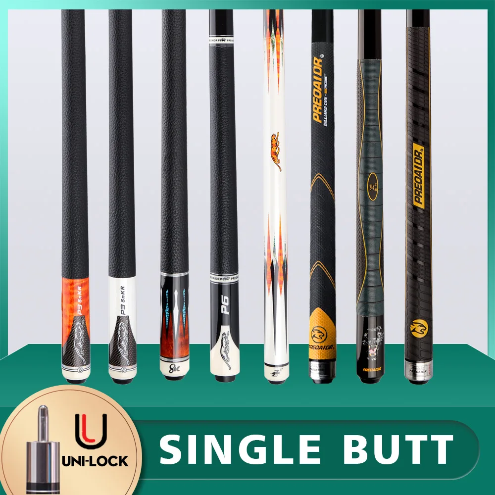 PREOAIDR 3142 Z2 одиночный Butt Fit Uni-lock шарнир бильярдный Бассейн Cue Stick Kit Billar Nine Ball Black 8 China |