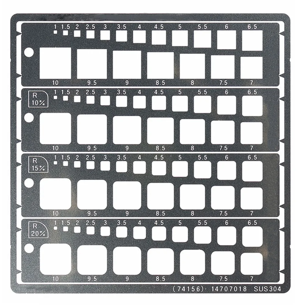 

Инструменты модели шаблон моделирования гравировка шаблон квадрат 1 ~ 10 мм для Gundam аксессуары