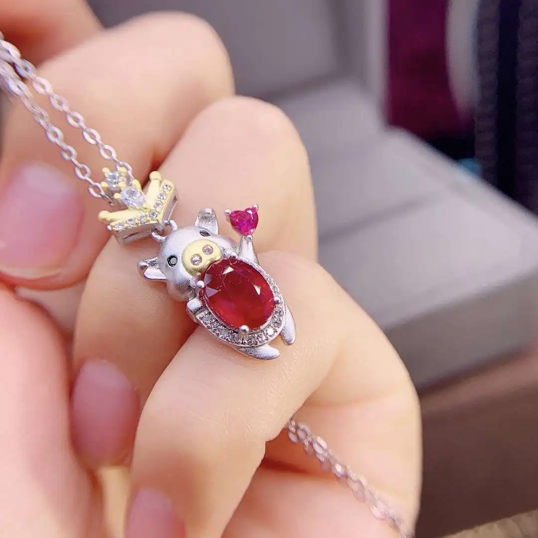 KJJEAXCMY Изящные Ювелирные изделия из стерлингового серебра 925 пробы с натуральным