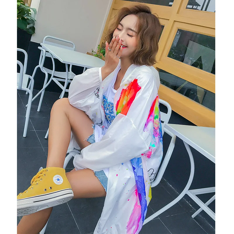 2019 осенние модные свободные пальто с капюшоном блестками женские шикарные