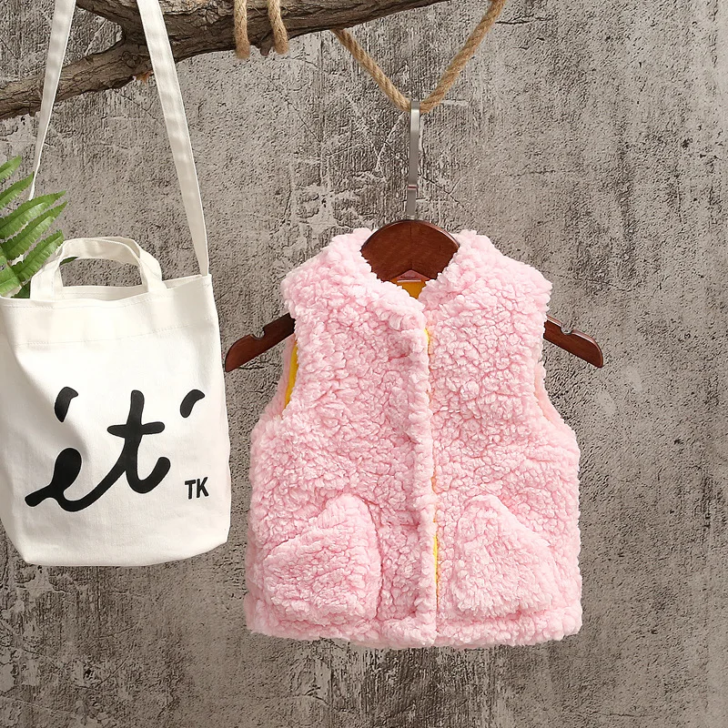 Зимний жилет для маленьких девочек зимняя одежда куртка мальчиков Осенние