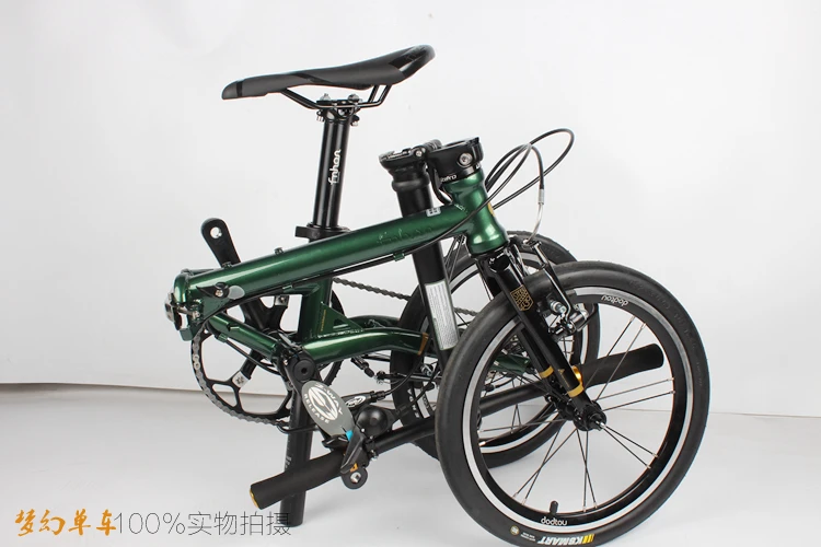 Fnhon FCG1609 складной велосипед 16 дюймов Minivelo CR-MO сталь V тормоз 9 скоростей городской Commuter велосипед для Shimano Shift ретро досуг BMX