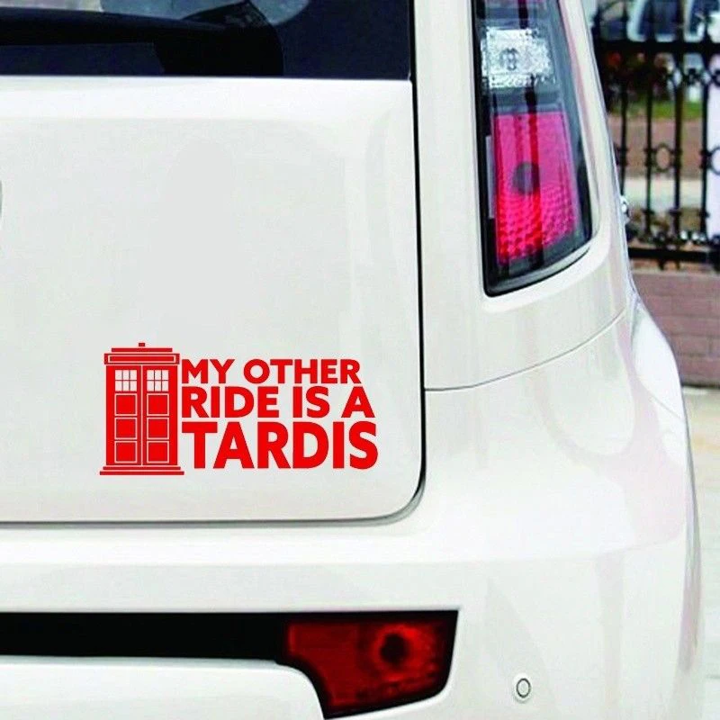 Автомобильные наклейки My Other Ride Is A Tardis Виниловая наклейка мотоциклетный шлем