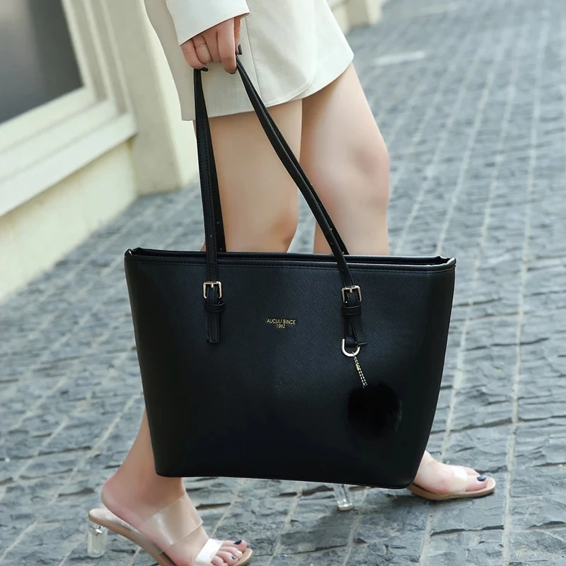 Leather Casual Tote Bag Vintage Women Bags Luxury Handbags for Women Designer Fashion Shoulder Bag Big Women's Bag Shopper