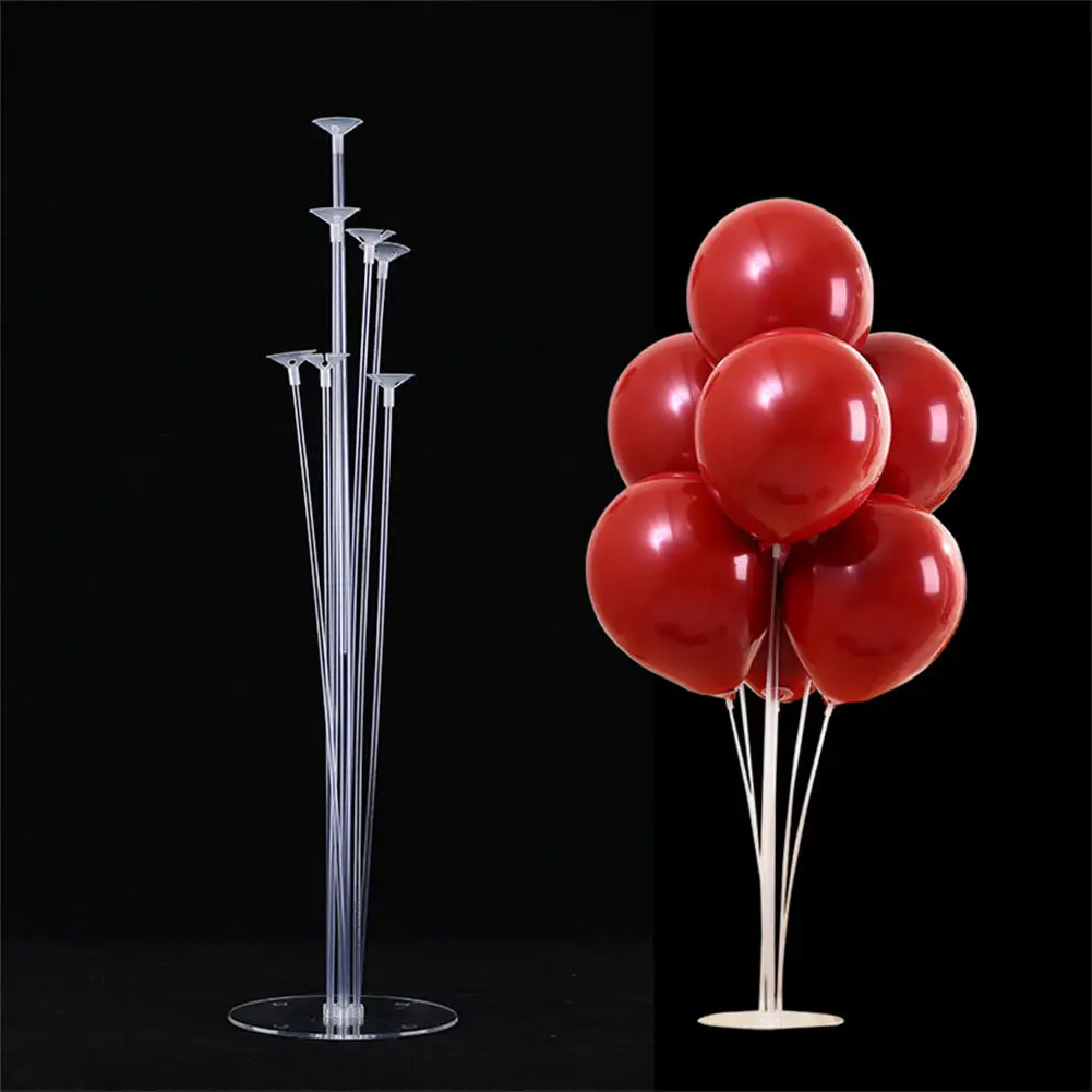 

1Set 7 Tubes Balloon Stand Balloon Holder Column Confetti Balloons Baby Shower Birthday Party Wedding Xmas Decoration Supplies