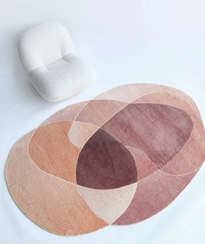 Уникальный ковер для гостиной в стиле постмодерн с облаками прикроватный