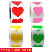 500pcs heart shape silver gold stickers stamp envelopes cards packages scrapbooking love stationery decor