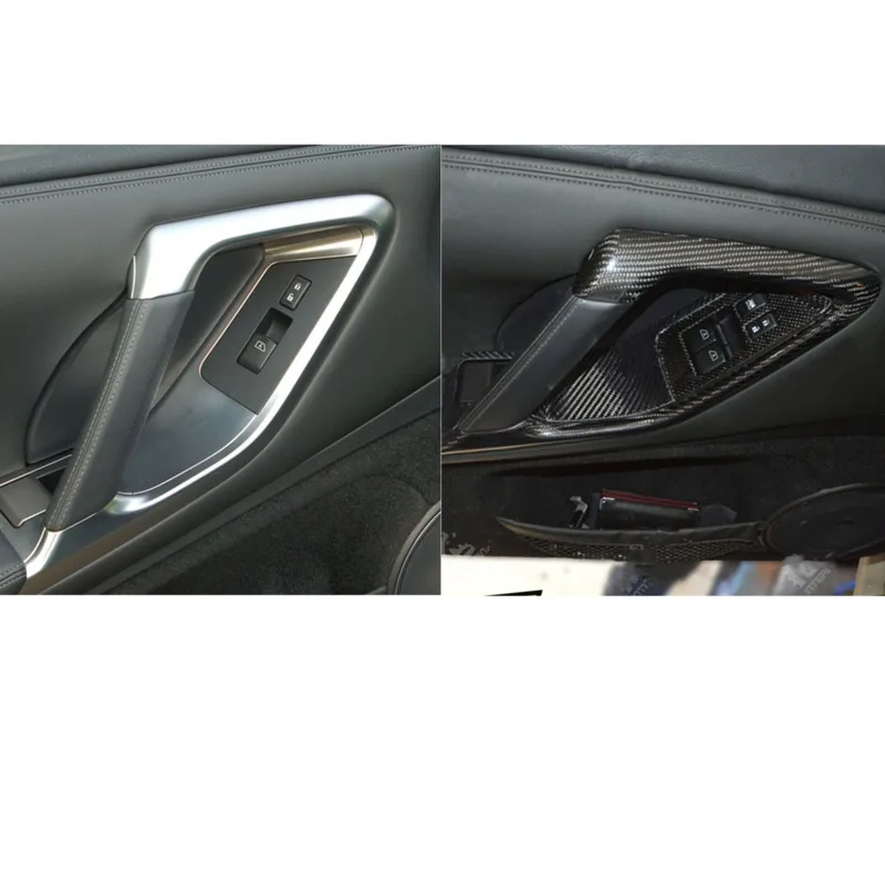 

Fit For Nissan GTR R35 2008-2016 Real Carbon Fiber Interior Interior Door Handle Modification Parts 2-Piece Set